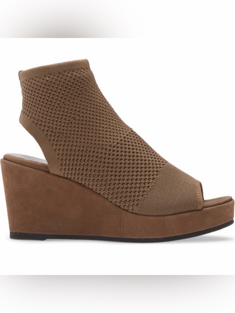 EILEEN FISHER Warrick WEDGE
OPEN TOE SHOES TAUPE BROWN SIZE 8.5